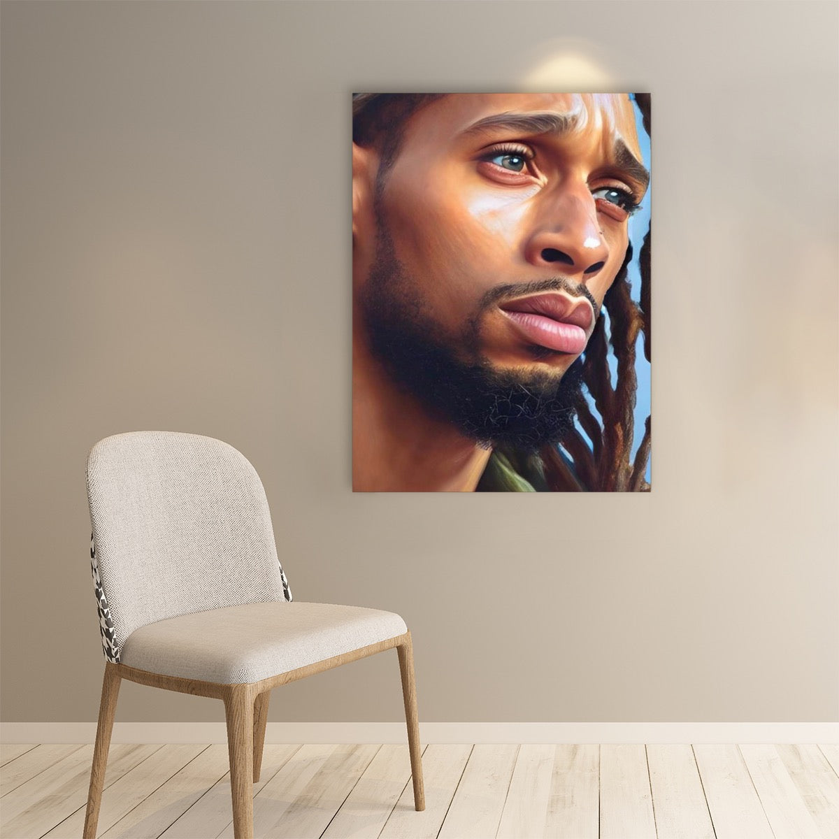 Black Jesus Paper Poster