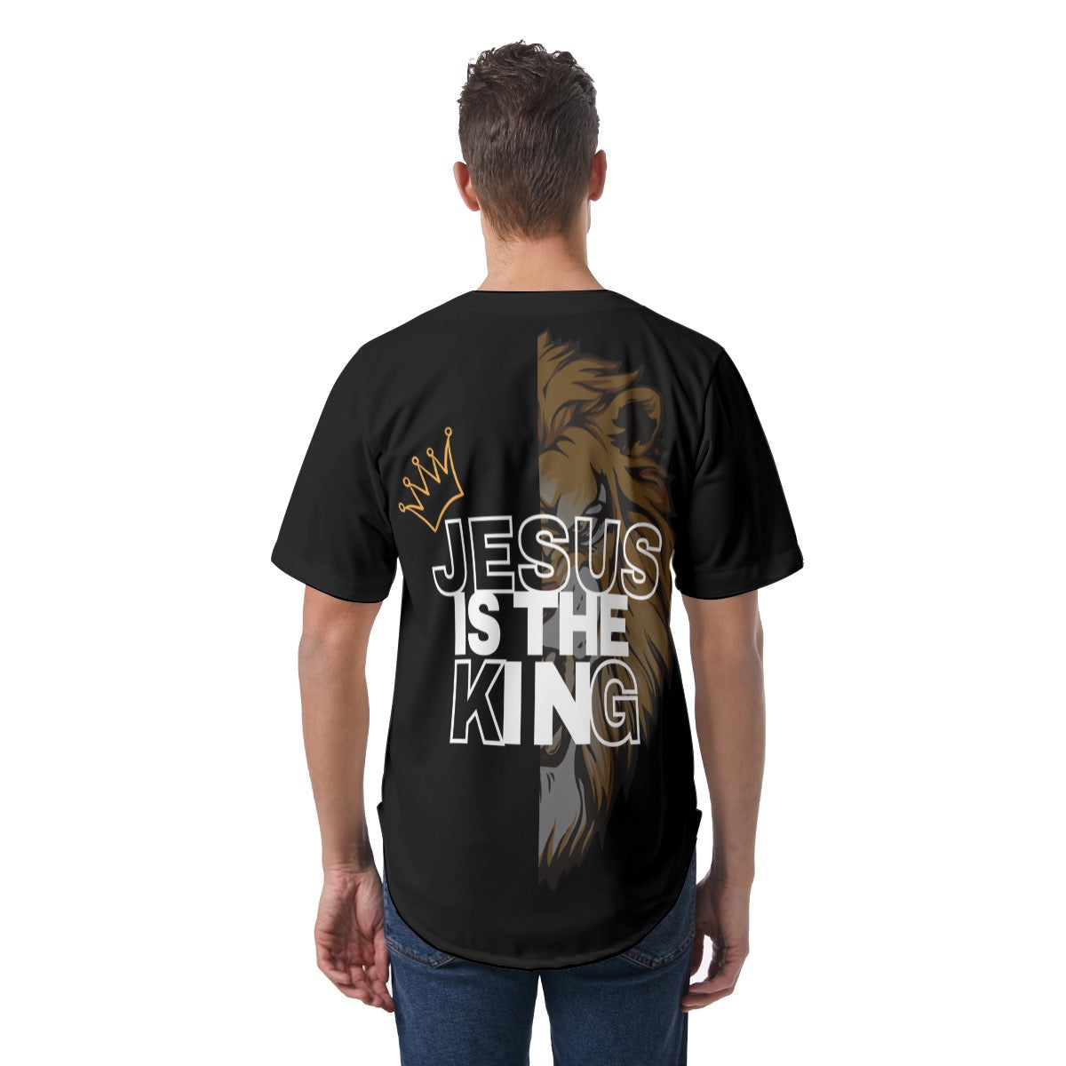 All-Over Print Men's Short Sleeve Baseball Jersey