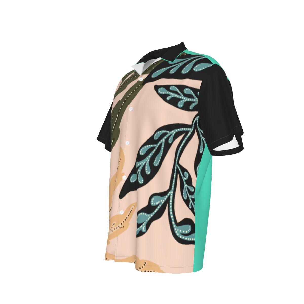 Men's Hawaiian Graphic Button Up