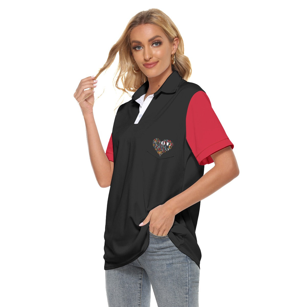 Women's Love Polo T-Shirt