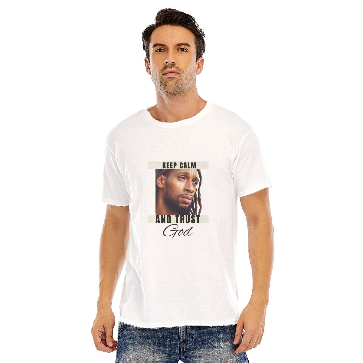 Unisex Black Jesus Short Sleeve T-shirt |