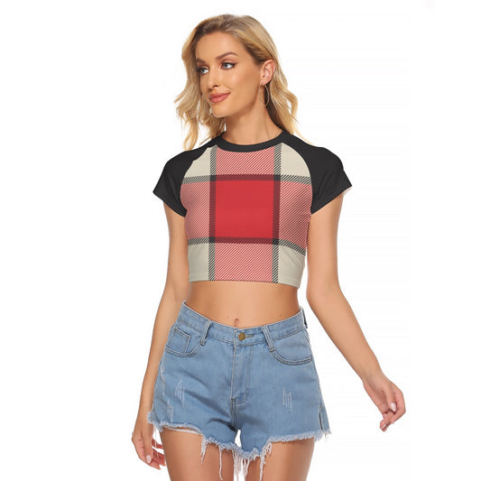 Women's Checker Cropped T-shirt
