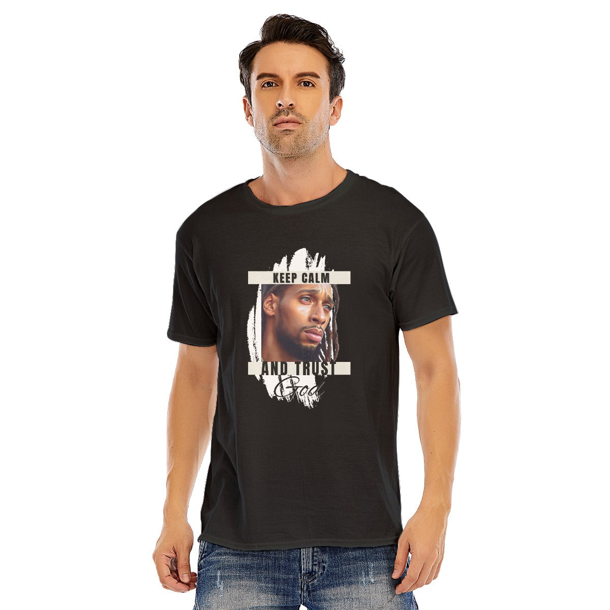 Unisex Black Jesus Short Sleeve T-shirt |