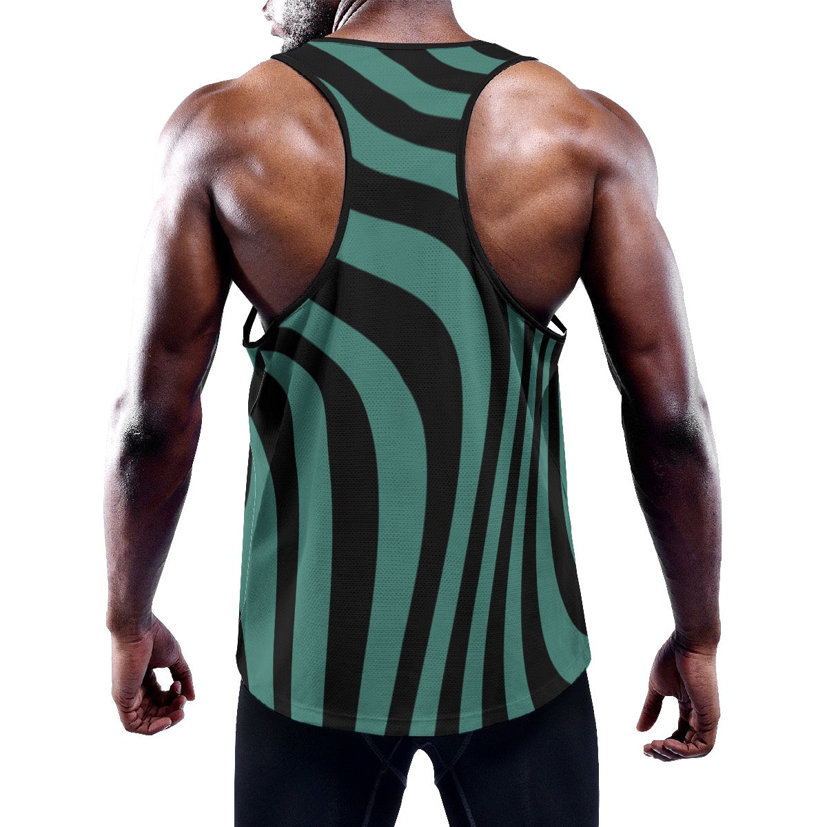 Men's Stripped Y-Back Muscle Tank Top