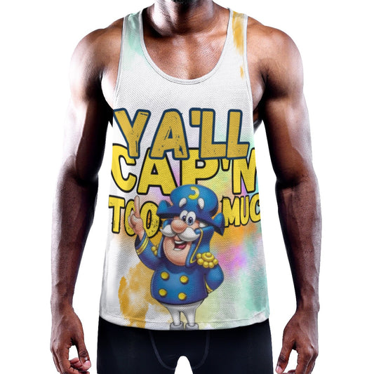 CAP'N Men's Y-Back Muscle Tank Top