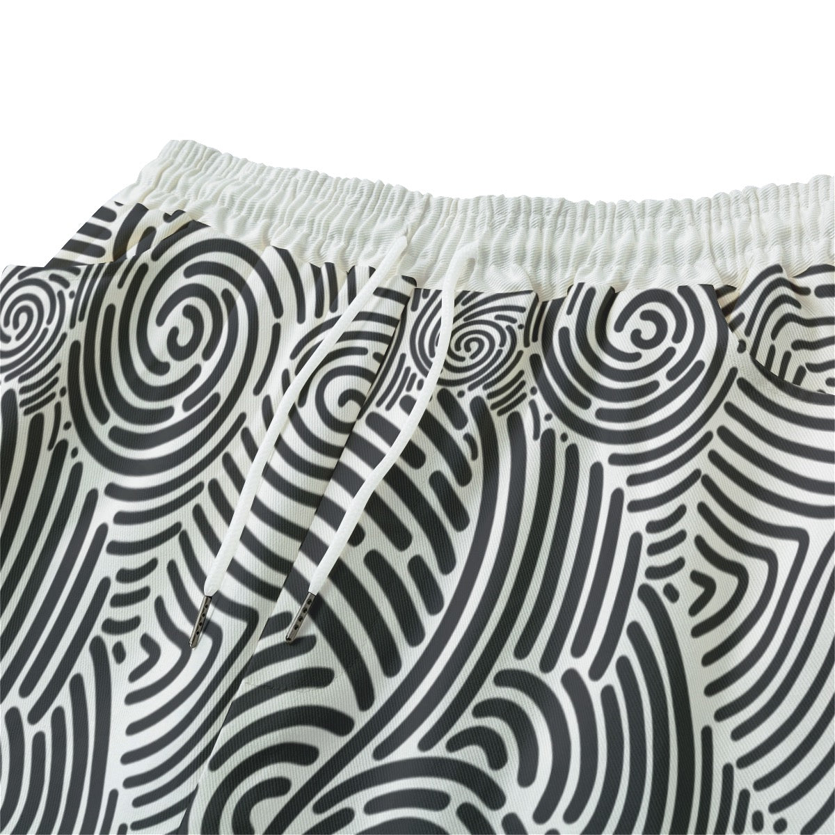 Unisex Straight Maze Print Short