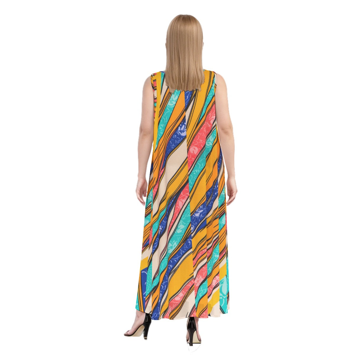 Colorful Women's Dress | 115GMS Rayon