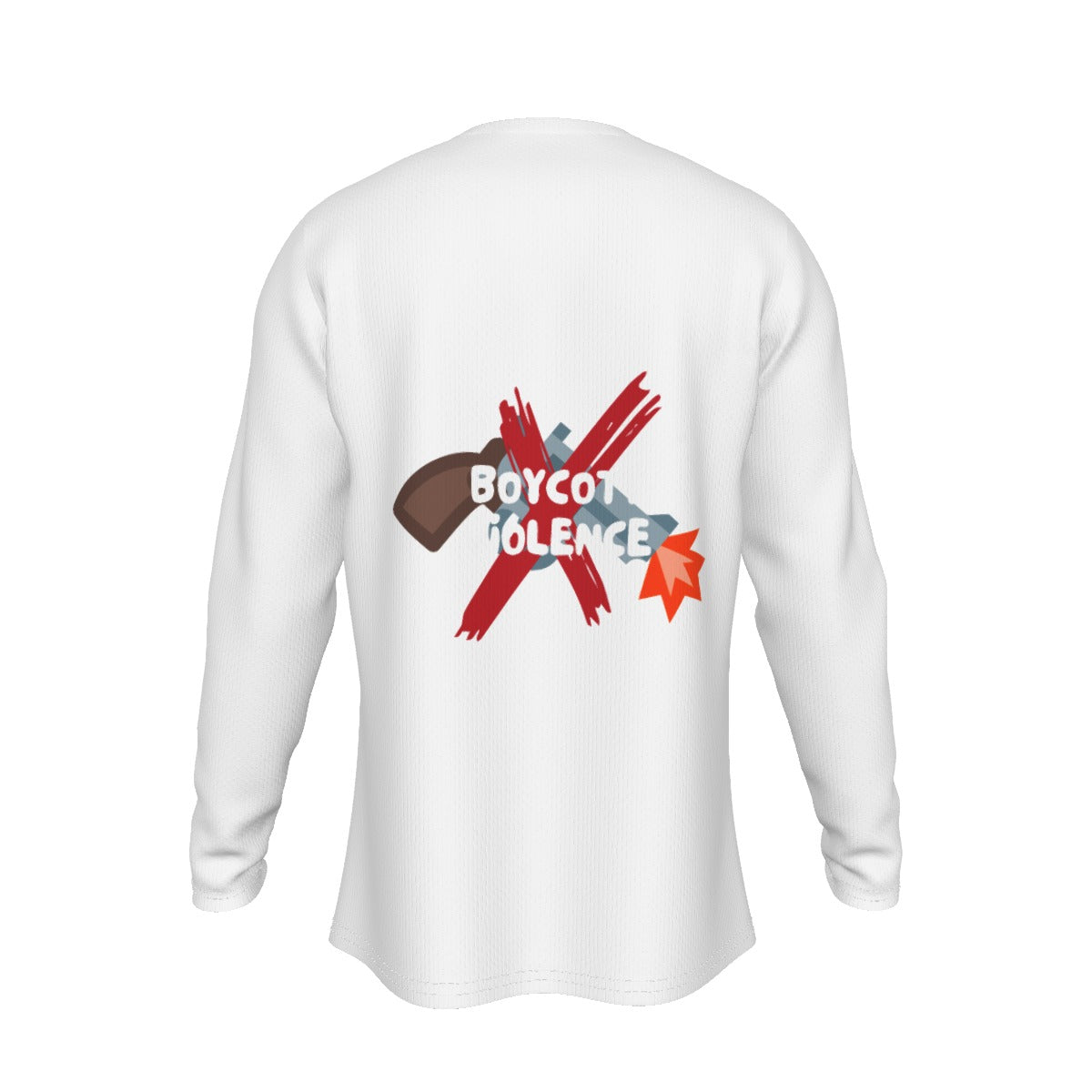 BoyCott Violence - Men's Long Sleeve T-Shirt