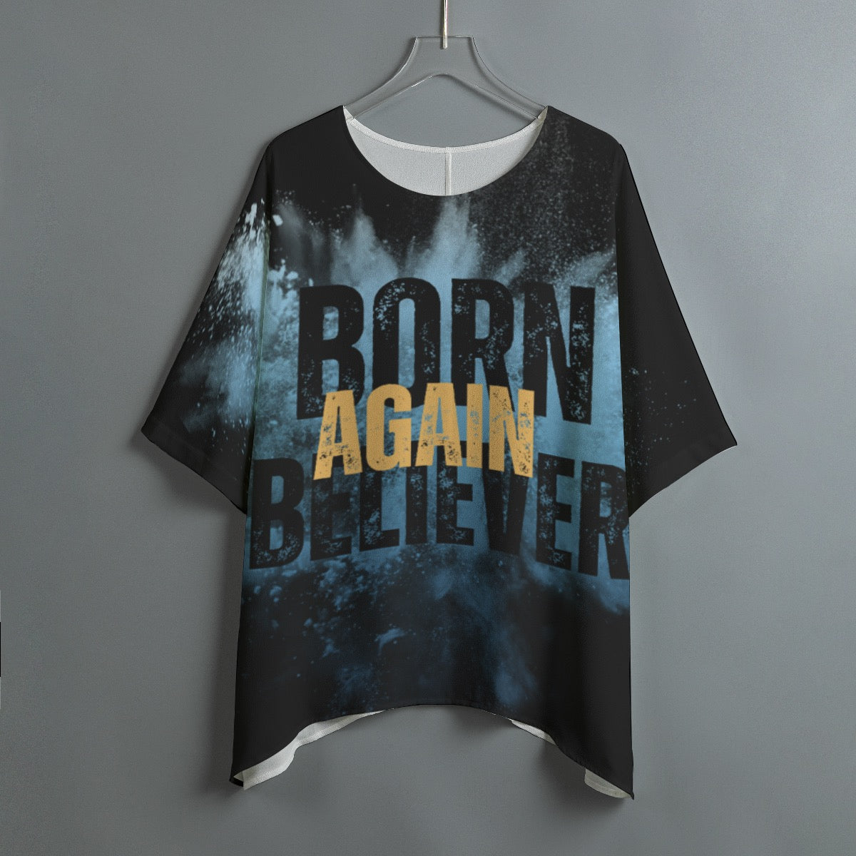 Born Again Believer Women's Bat Sleeve Shirt