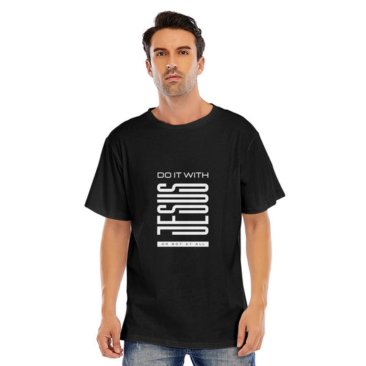 Do it with Jesus Unisex Oversized T-shirt | Faith-InspiredWear