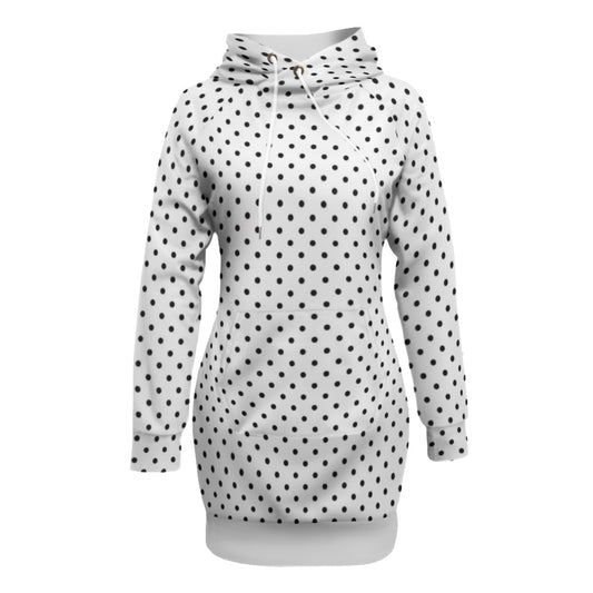 All-Over Print Women's DOT Pullover Hoodie With Raglan Sleeve