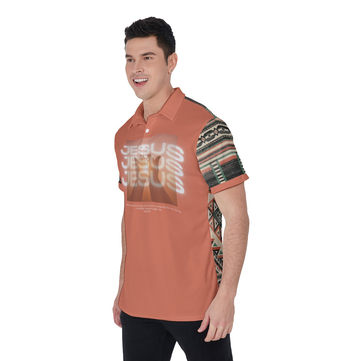 All-Over Print Men's Polo Shirt
