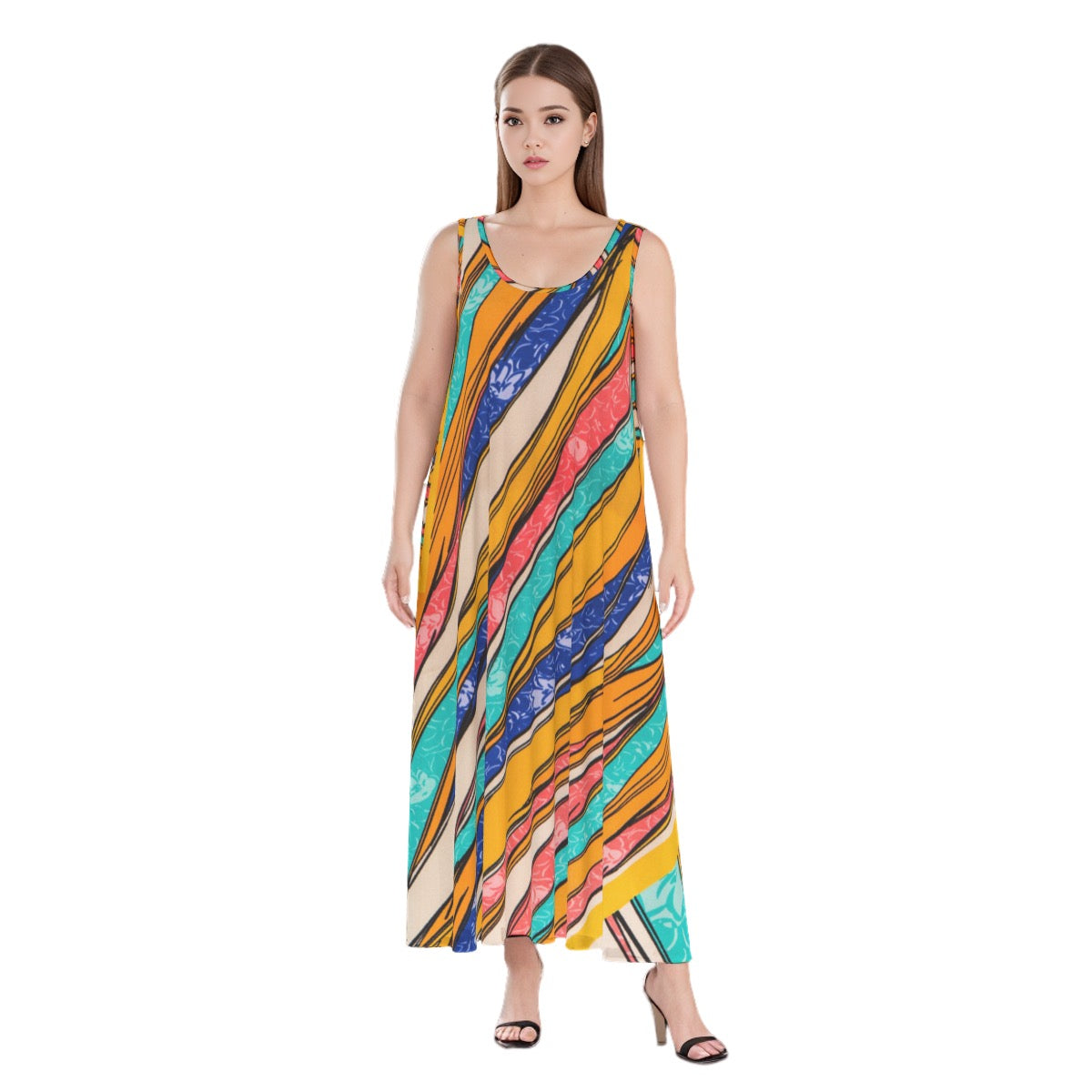 Colorful Women's Dress | 115GMS Rayon