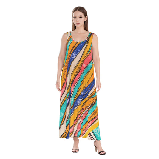 Colorful Women's Dress | 115GMS Rayon