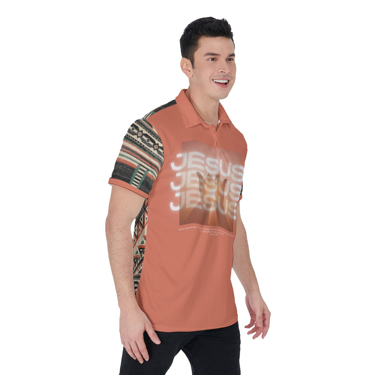 All-Over Print Men's Polo Shirt