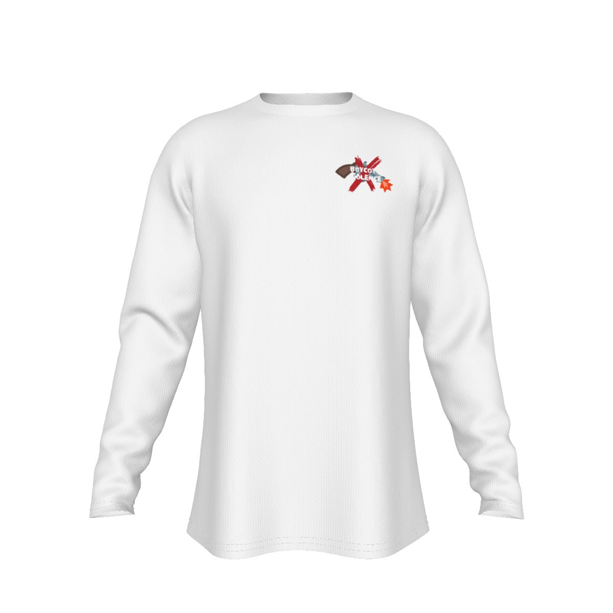 BoyCott Violence - Men's Long Sleeve T-Shirt