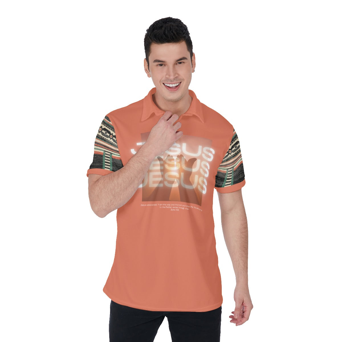 All-Over Print Men's Polo Shirt