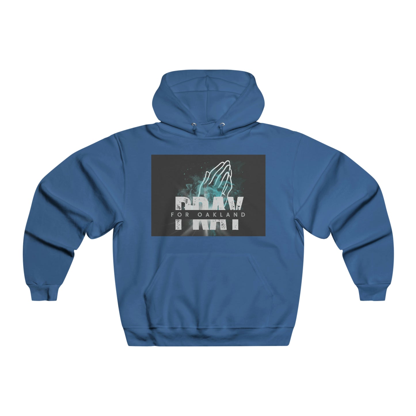 Pray for Oakland Men's NUBLEND® Hooded Sweatshirt