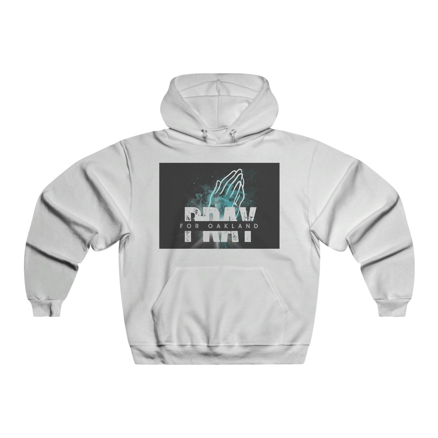 Pray for Oakland Men's NUBLEND® Hooded Sweatshirt
