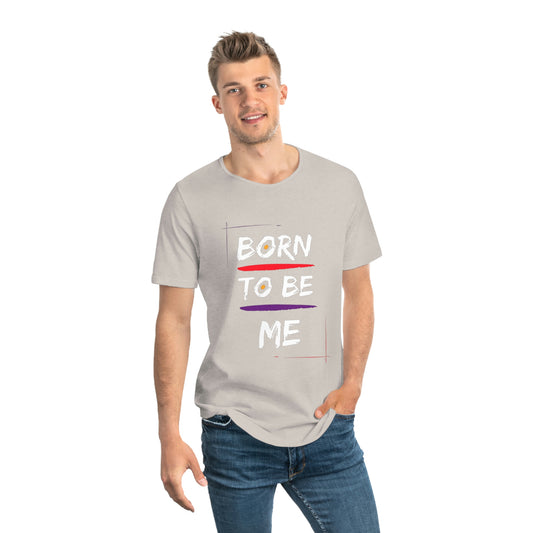 Men's Born to be Me Curved Hem Tee
