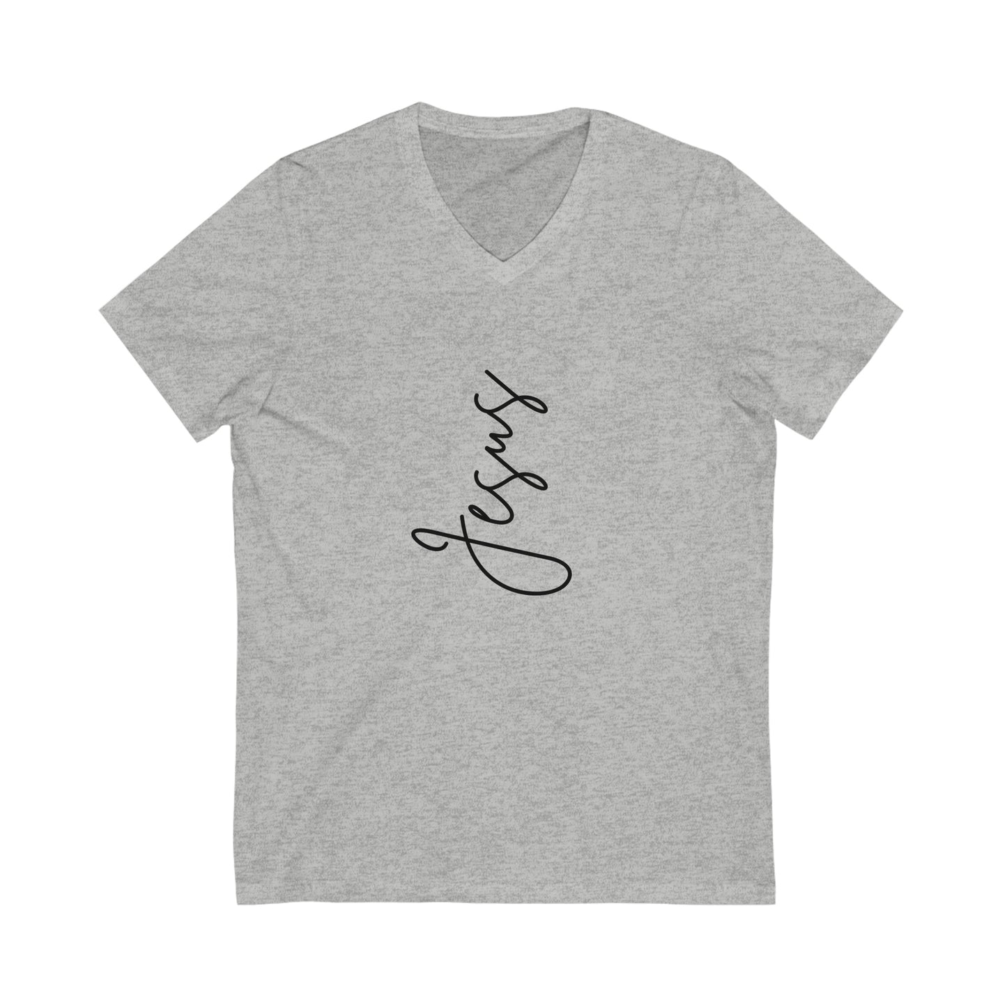 Jesus Jersey Short Sleeve V-Neck Tee