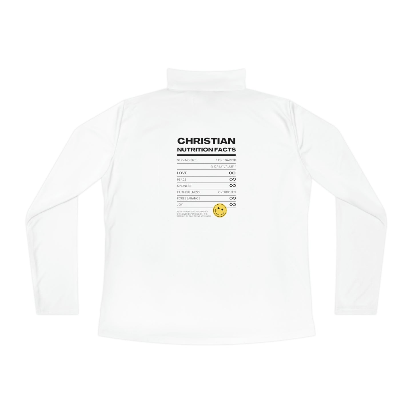 Ladies Prayer On Quarter-Zip Pullover