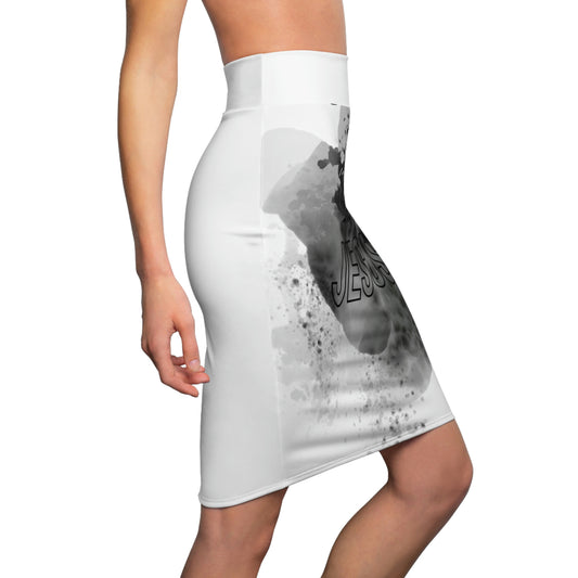 Women's Jesus Pencil Skirt (AOP)