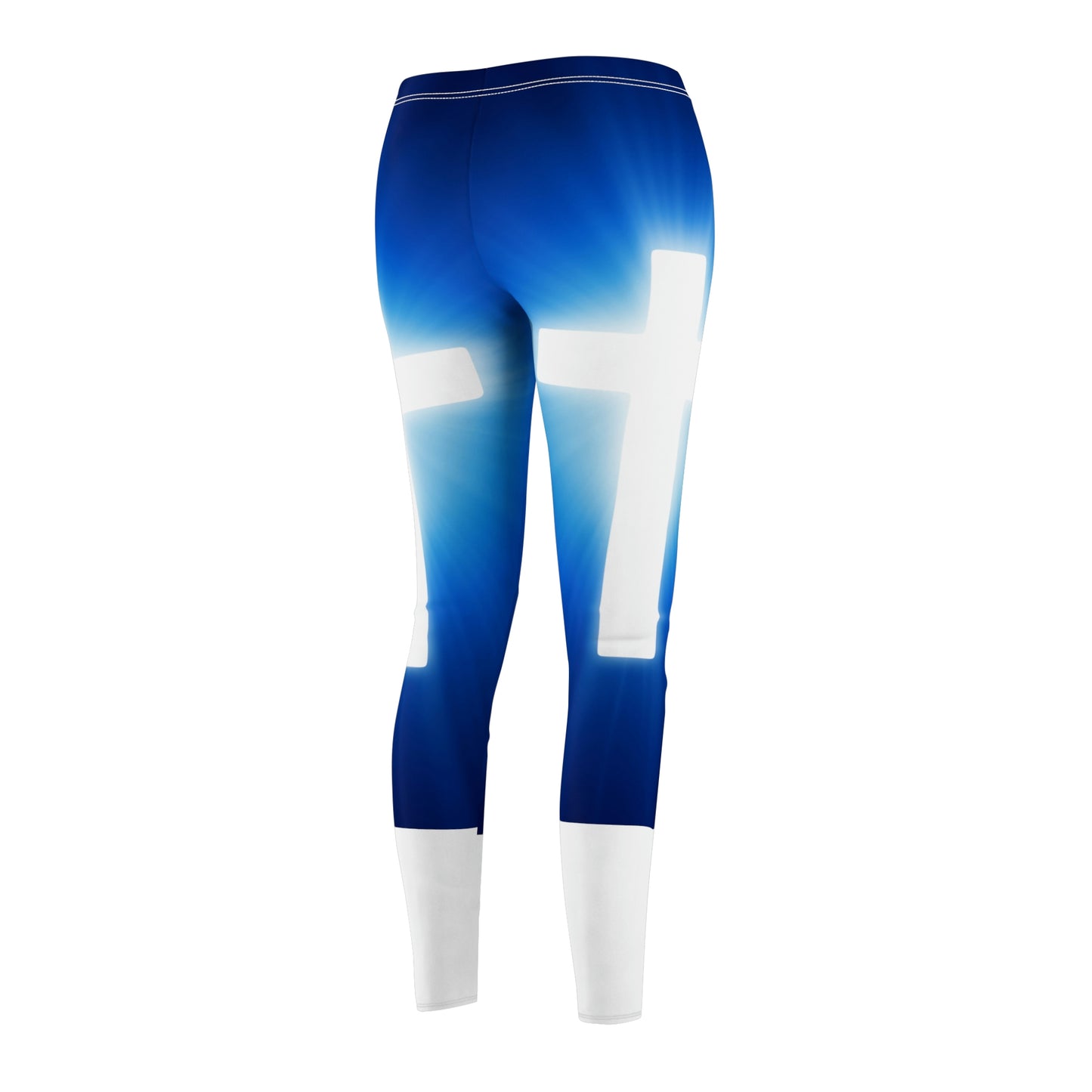 Women's Cross Cut & Sew Casual Leggings (AOP)
