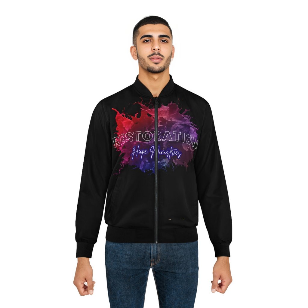 Restoration Hope Men's Bomber Jacket (AOP)