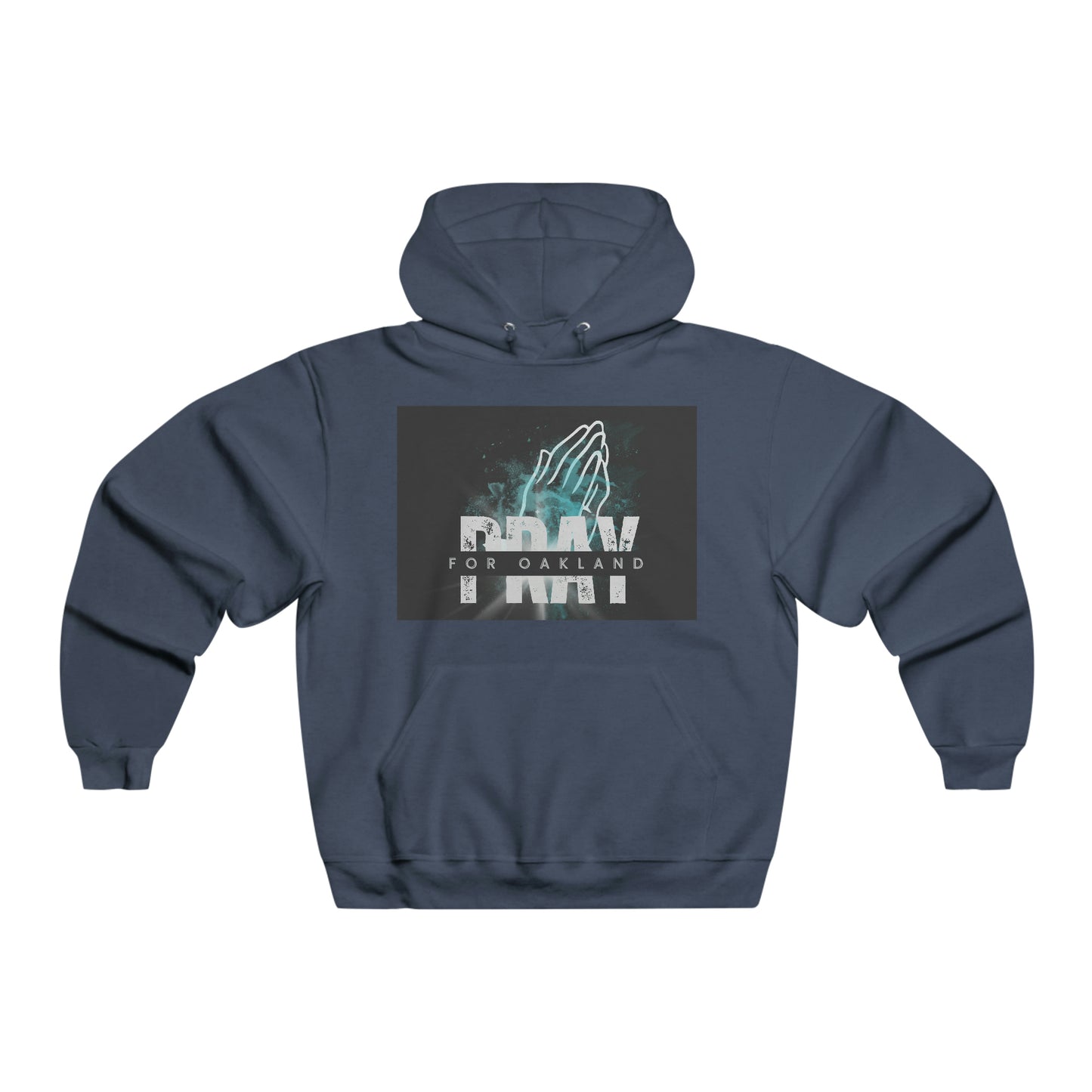 Pray for Oakland Men's NUBLEND® Hooded Sweatshirt