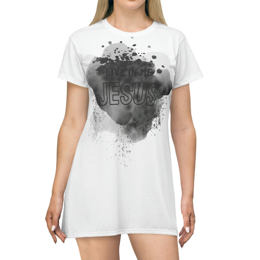 Jesus T-Shirt Dress (AOP)