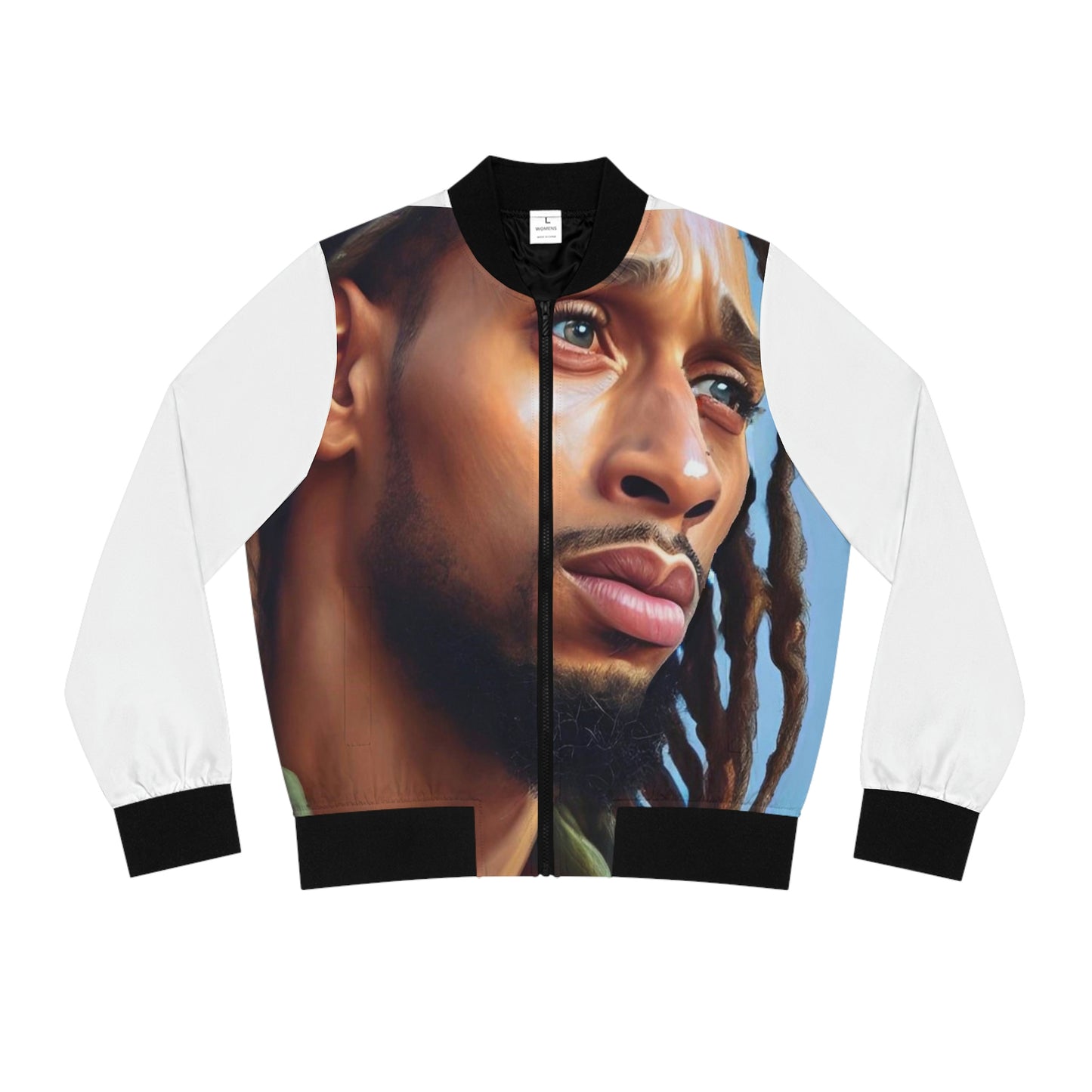 Women's Black Jesus F&B Bomber Jacket (AOP)