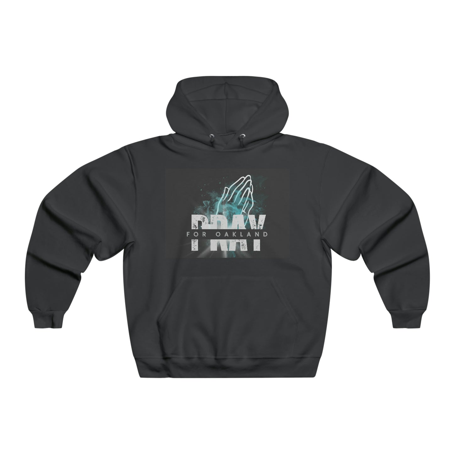 Pray for Oakland Men's NUBLEND® Hooded Sweatshirt