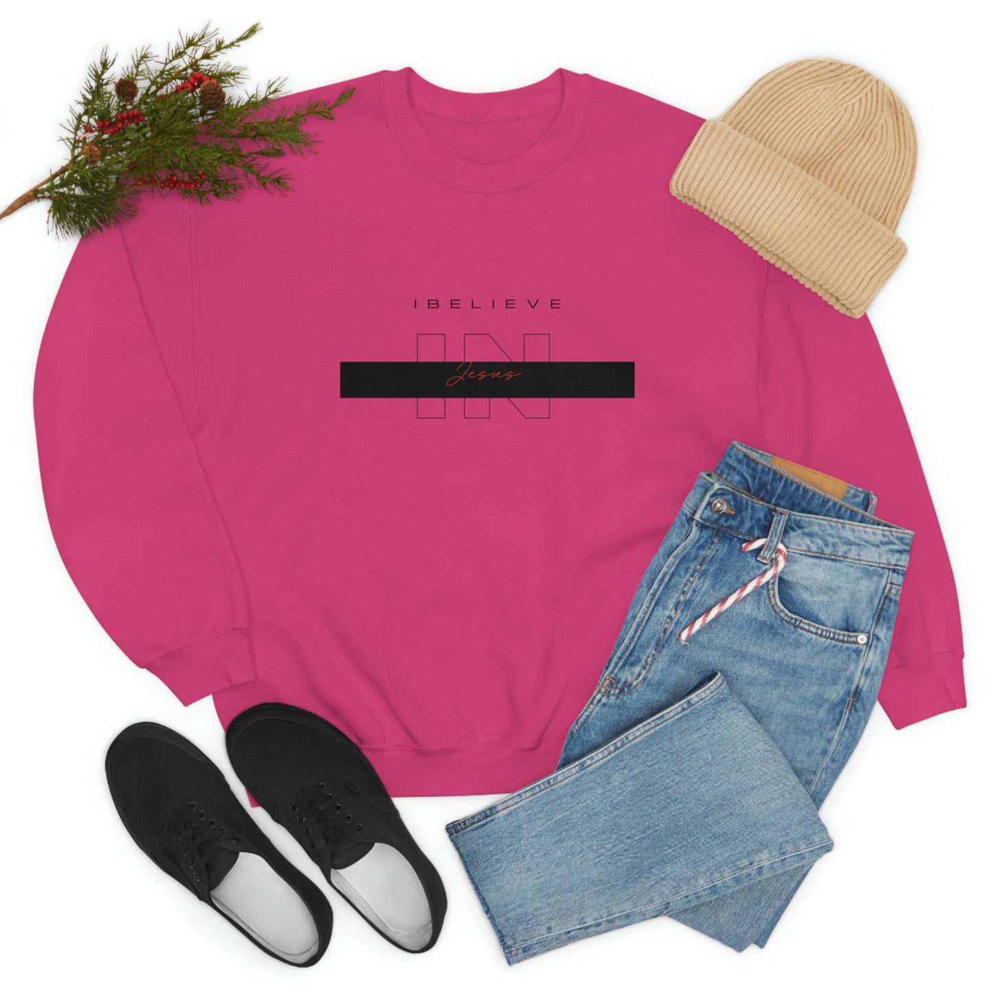 I Believe Unisex Heavy Blend™ Crewneck Sweatshirt