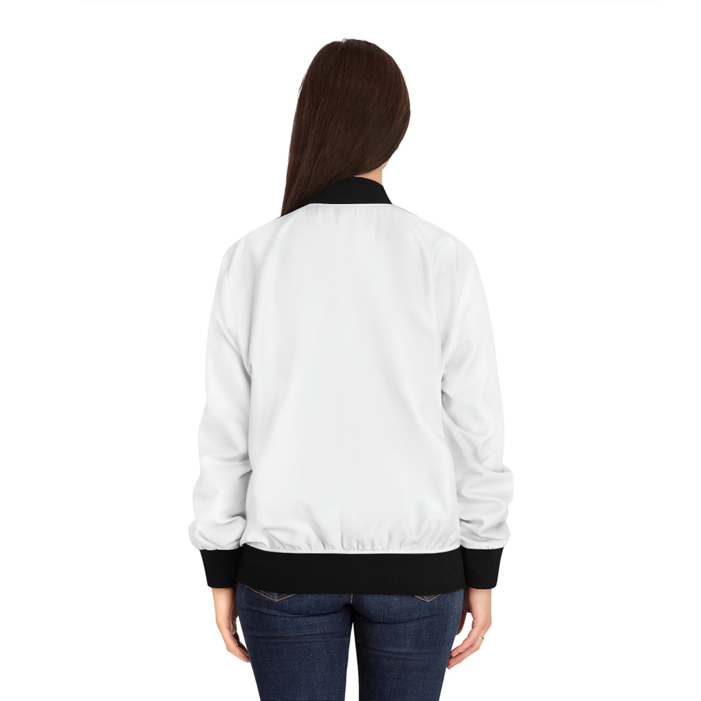 Black Jesus Women's Bomber Jacket (AOP)
