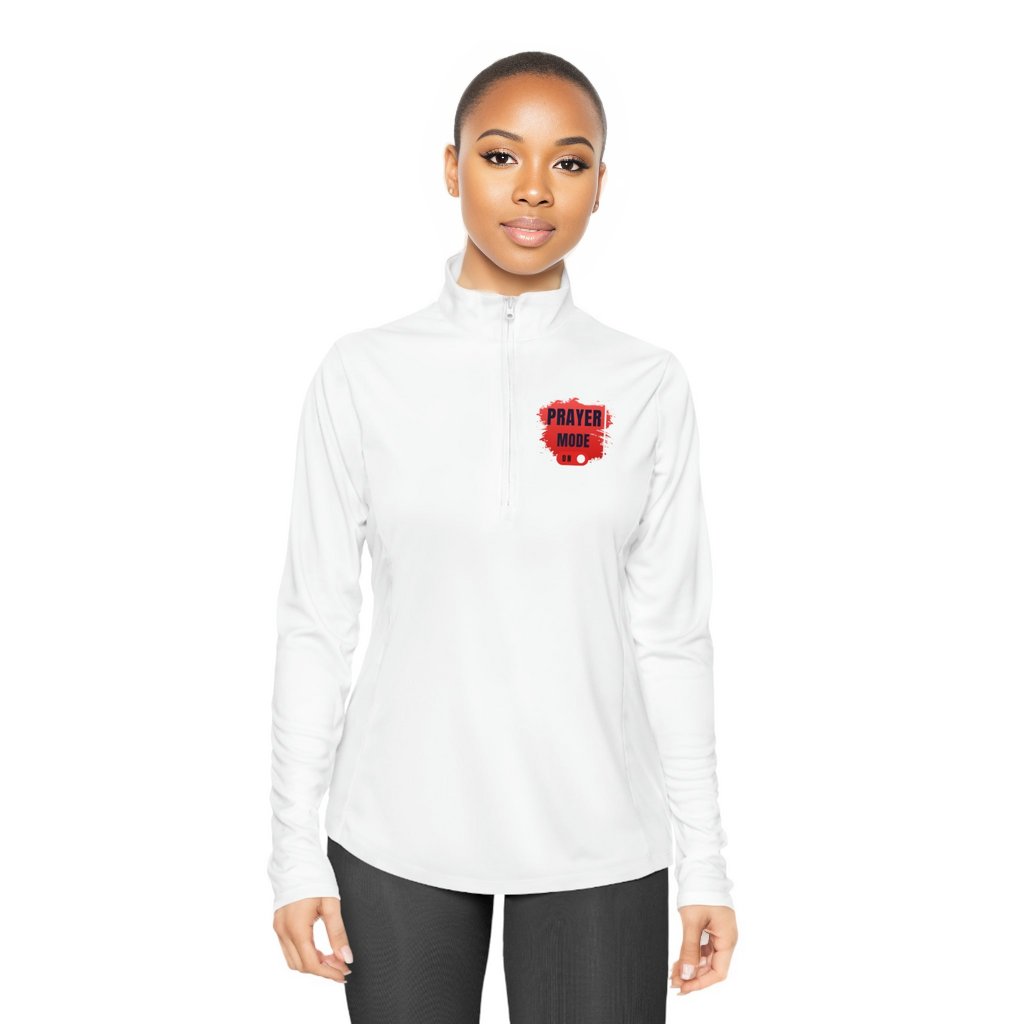 Ladies Prayer On Quarter-Zip Pullover