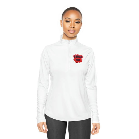 Ladies Prayer On Quarter-Zip Pullover
