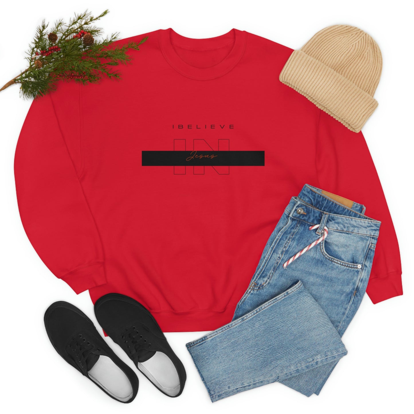 I Believe Unisex Heavy Blend™ Crewneck Sweatshirt