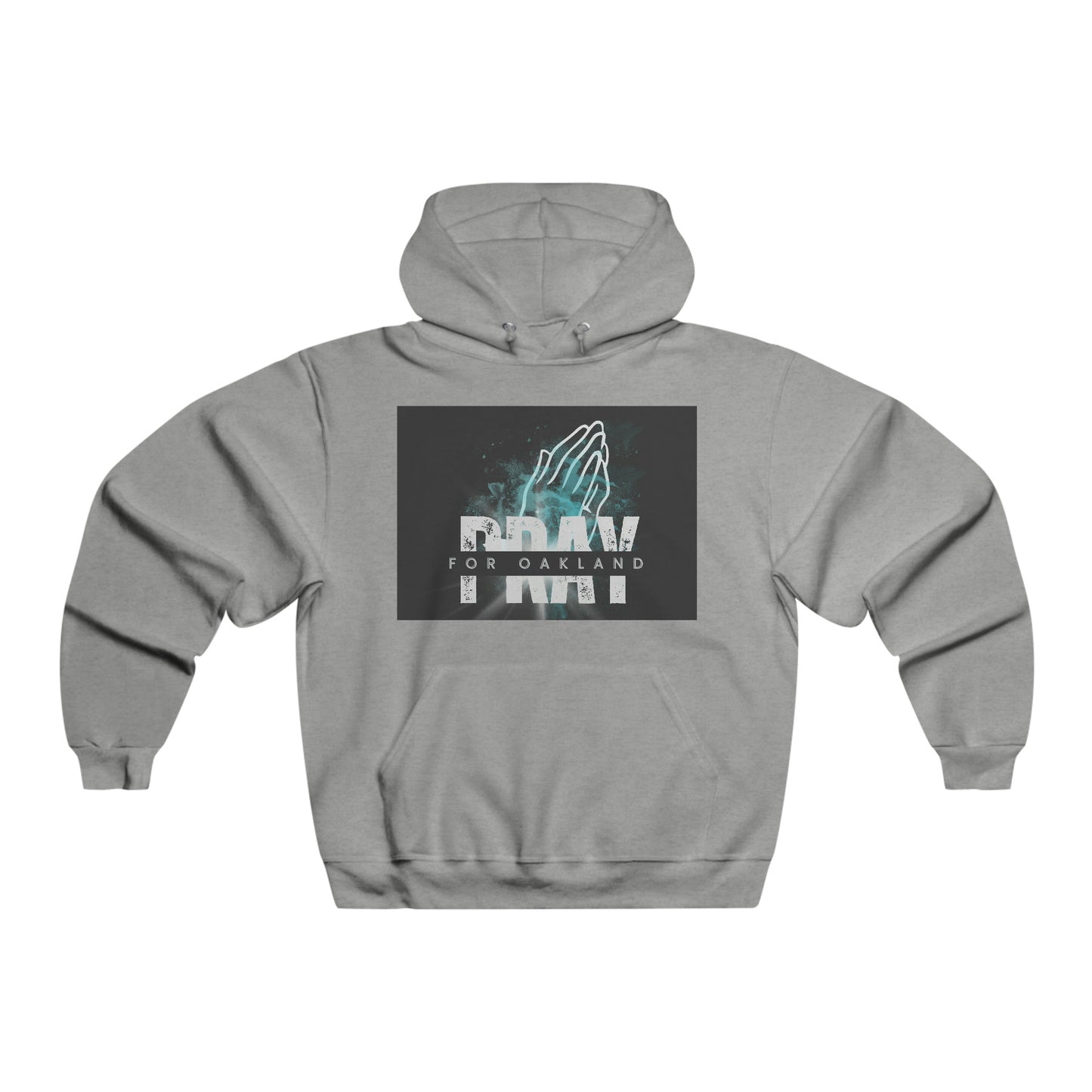 Pray for Oakland Men's NUBLEND® Hooded Sweatshirt