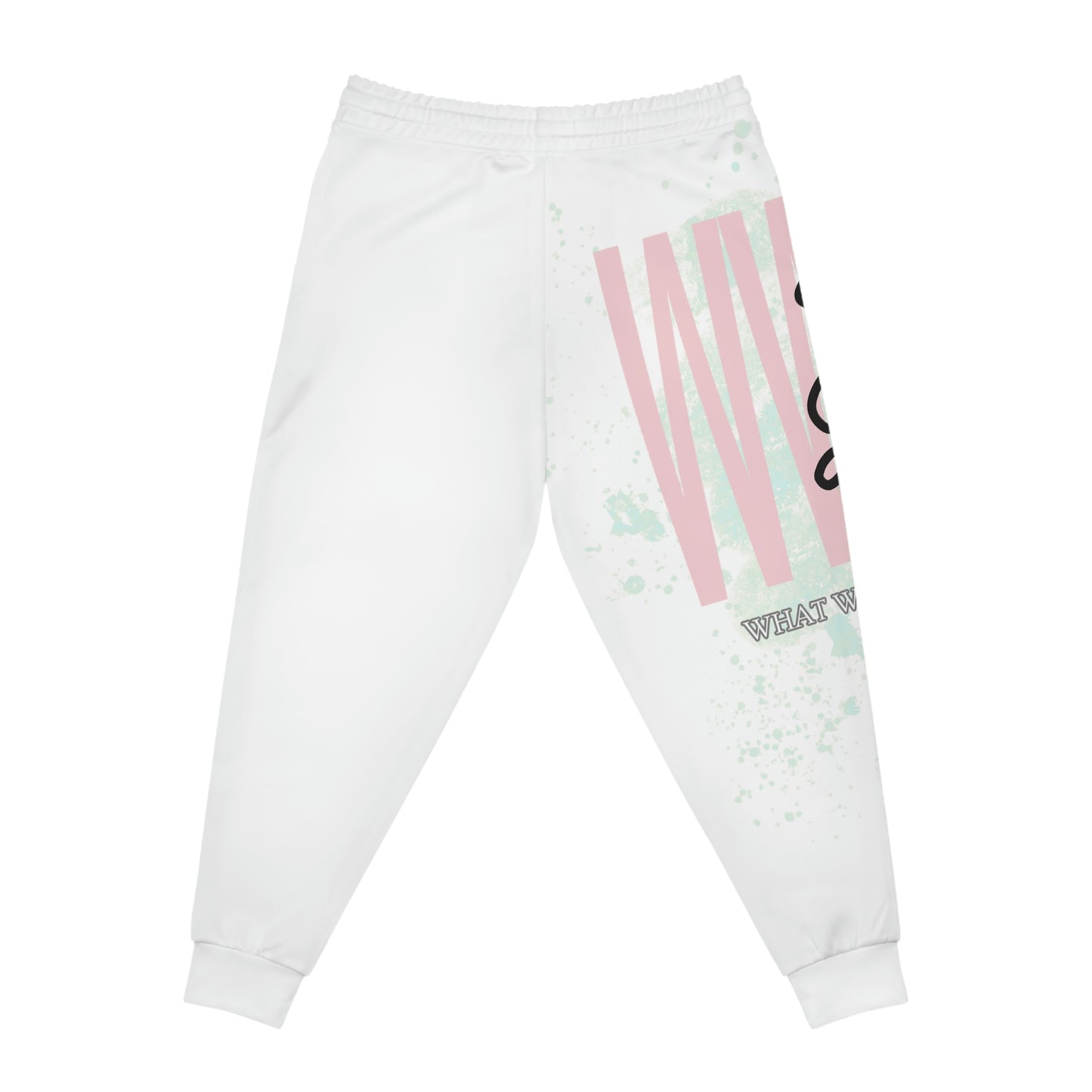 Women's Athletic WWJD Joggers (AOP)