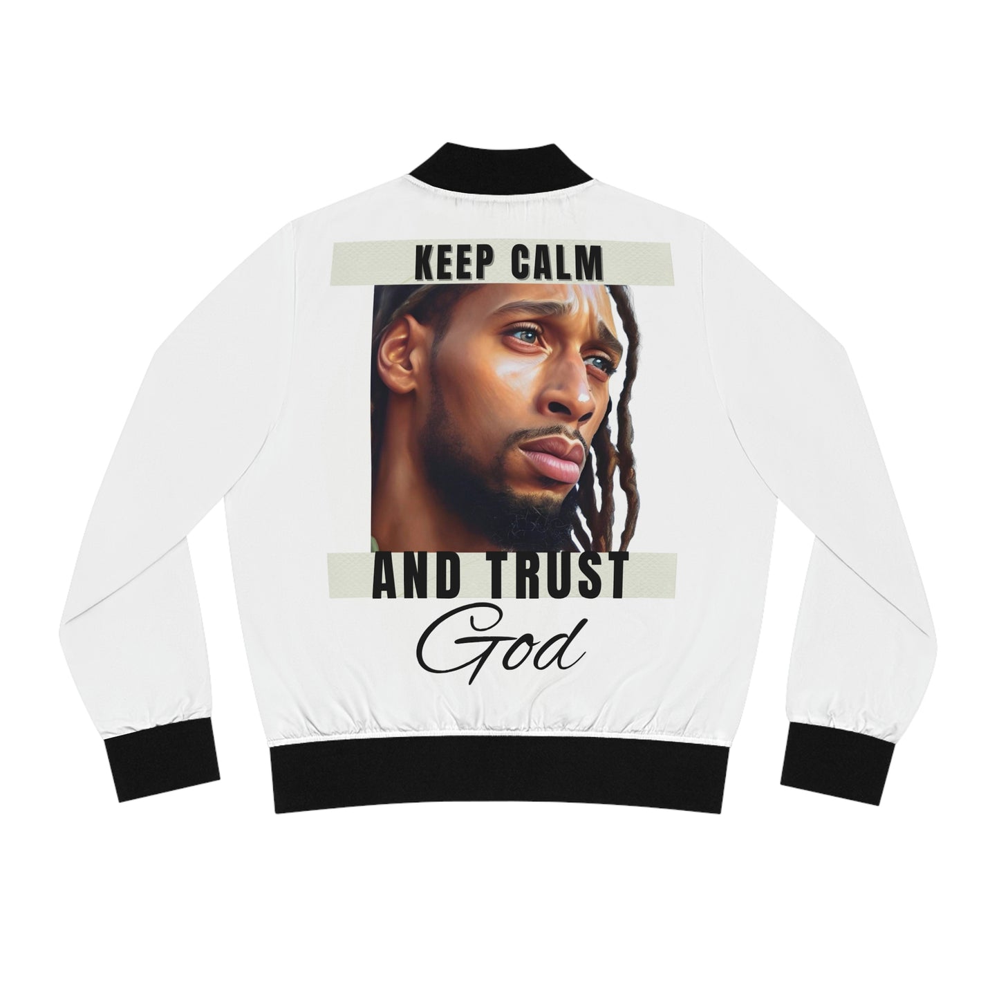 Women's Black Jesus F&B Bomber Jacket (AOP)