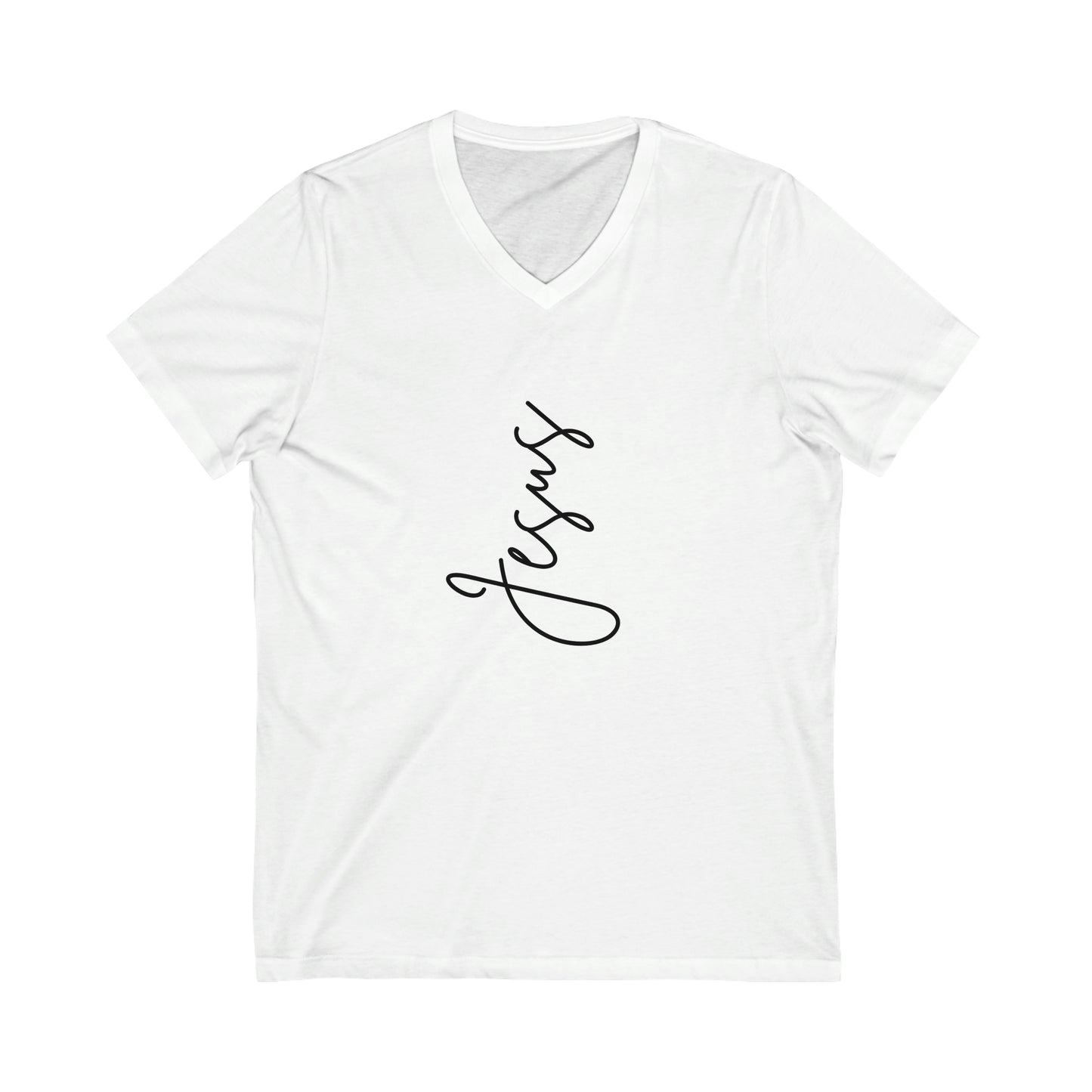 Jesus Jersey Short Sleeve V-Neck Tee