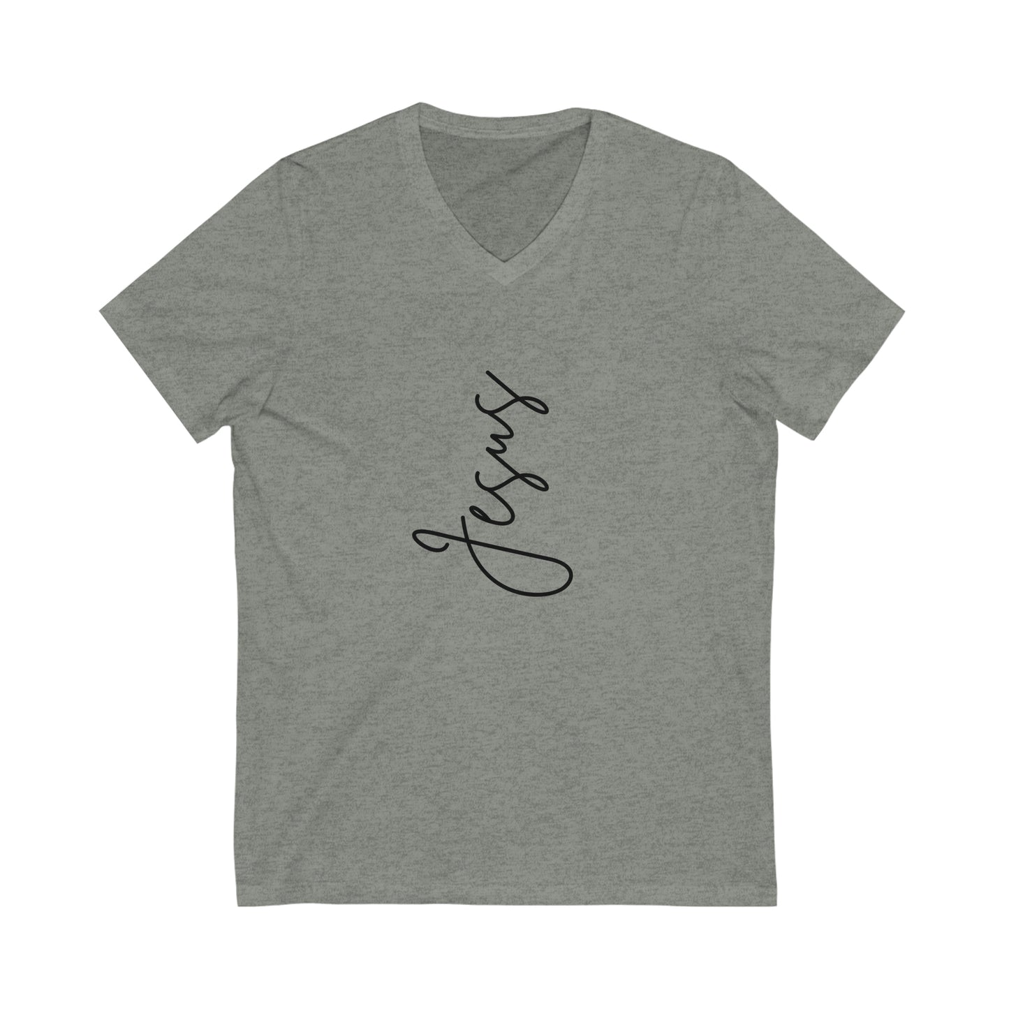 Jesus Jersey Short Sleeve V-Neck Tee