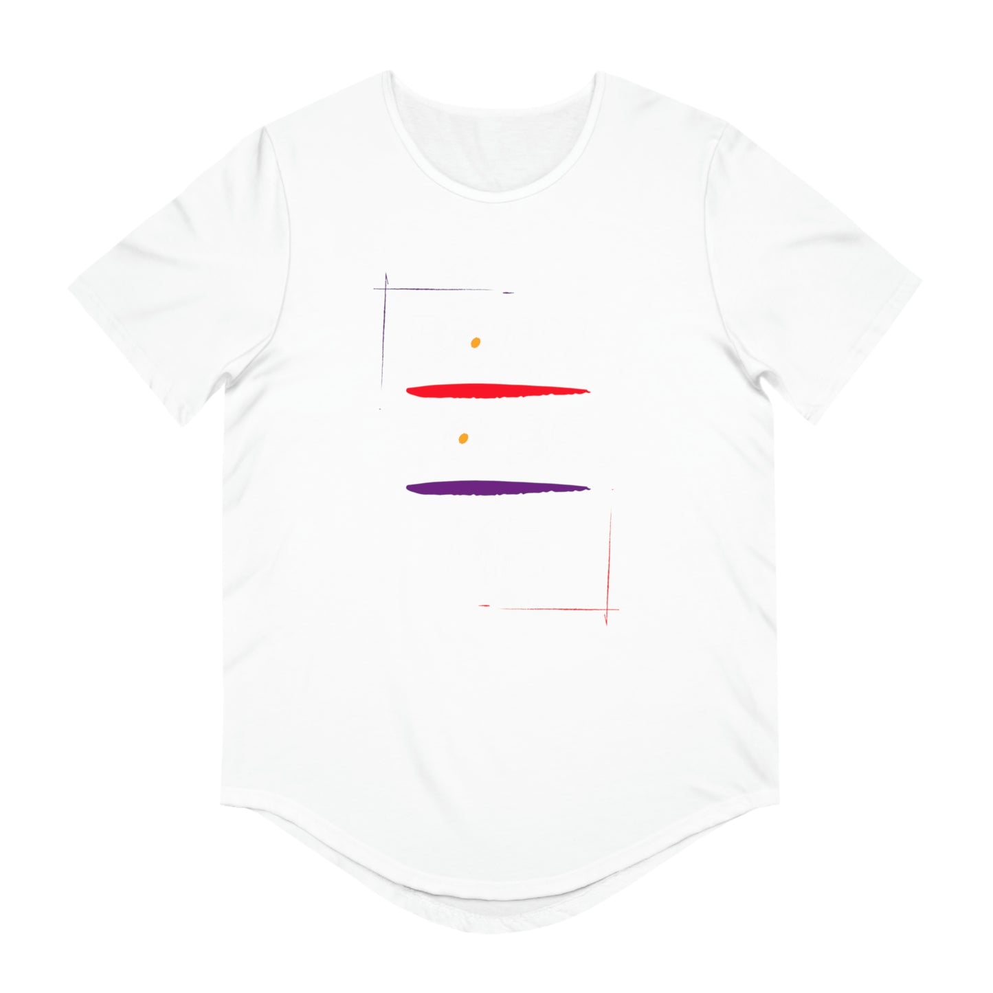 Men's Born to be Me Curved Hem Tee