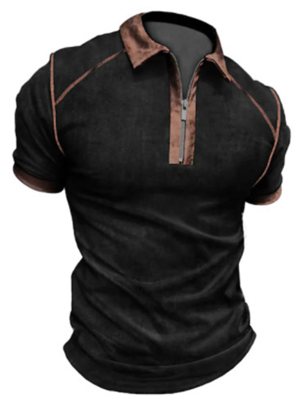 Men's Quarter Zip Polo