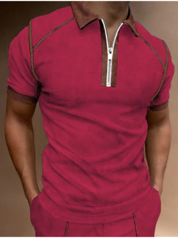 Men's Quarter Zip Polo