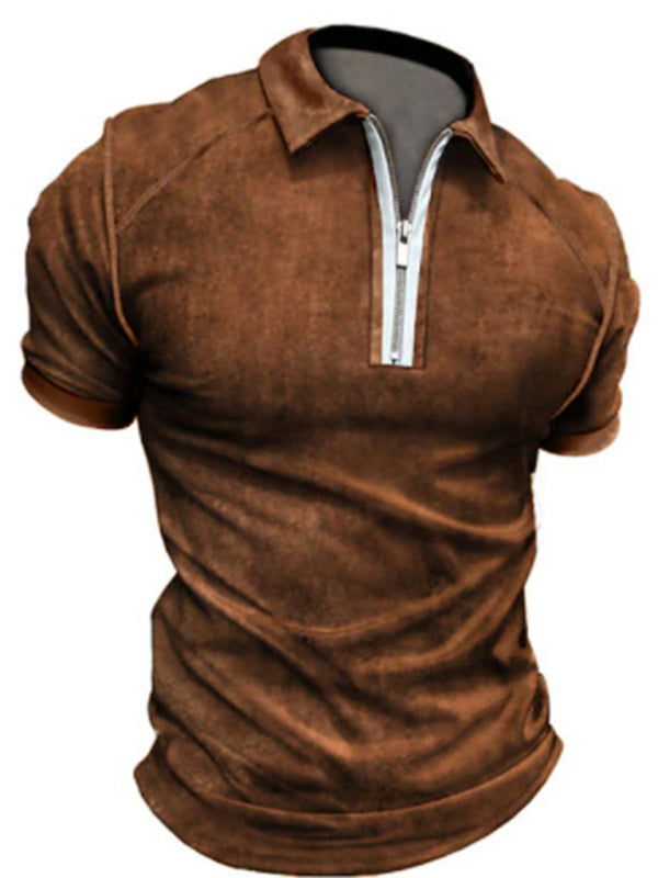Men's Quarter Zip Polo